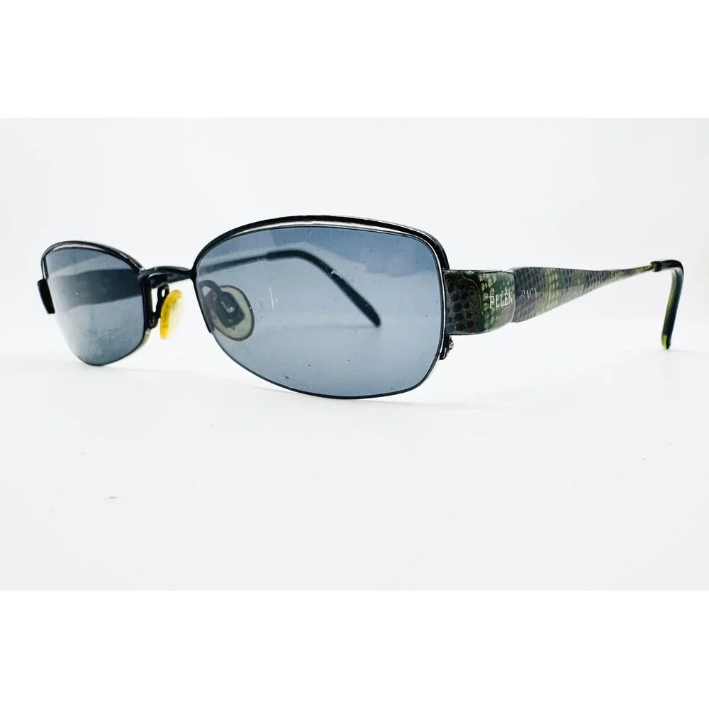 Ellen Tracy Eyeglasses Frames Womens Black Barcelona Snakeskin Print 130mm 41513